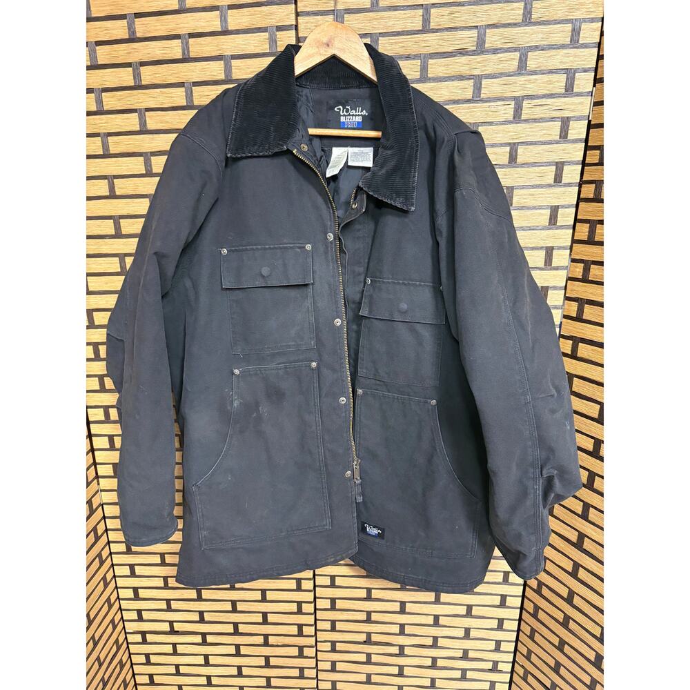 Walls Blizzard Pruf‎ Black Jacket Size 2X
